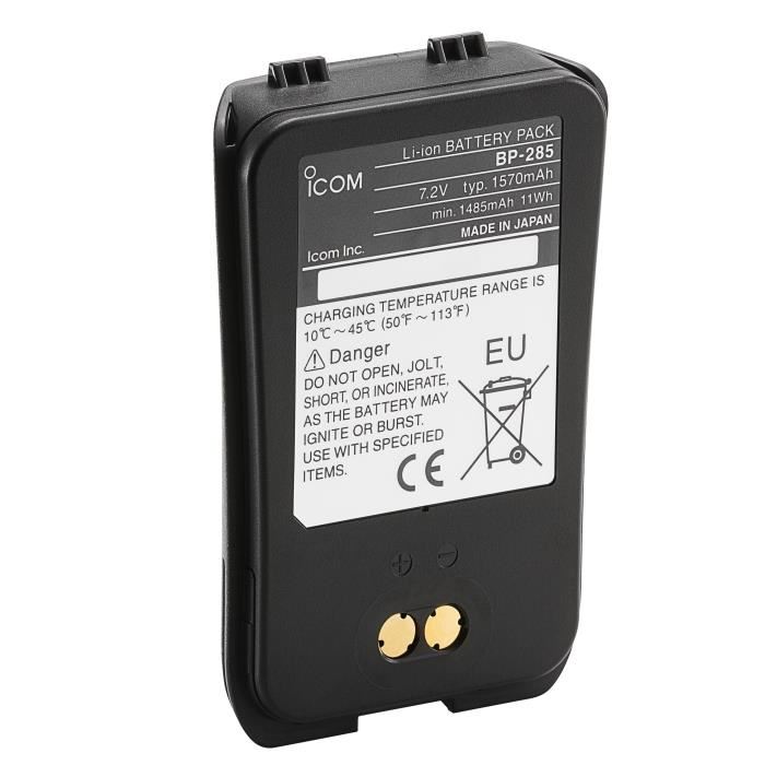 Batteries : ICOM BP-285 for IC-M93D