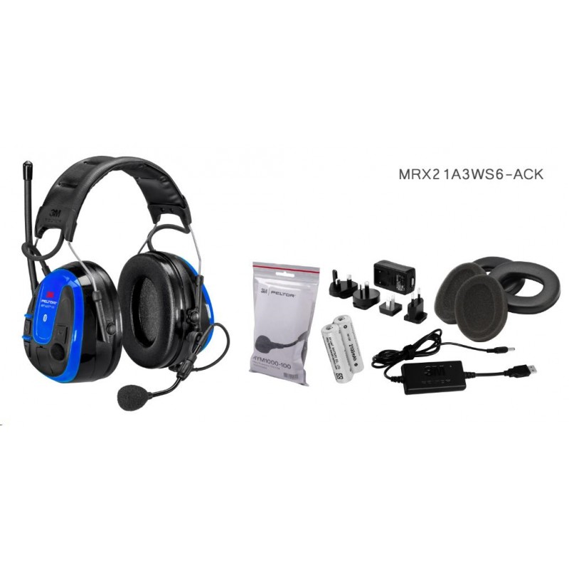 Headsets : Peltor MRX21A3WS6-ACK