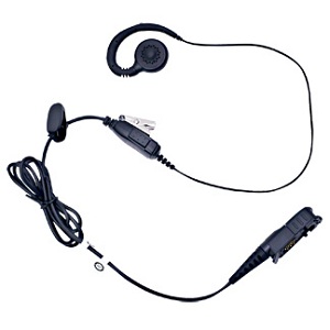 Earpieces and Microphones  : MotoTrbo by Motorola PMLN5727 PMLN5727A for DP3441, DP3441e, DP2000, DP2000e, DP2400, DP2400e, DP2600 et DP2600e.